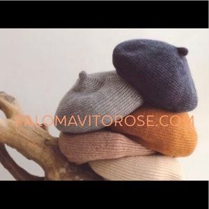 Childrens knitted berets